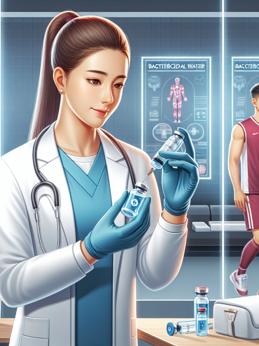 Proper use of bactericidal water injections in the sports context