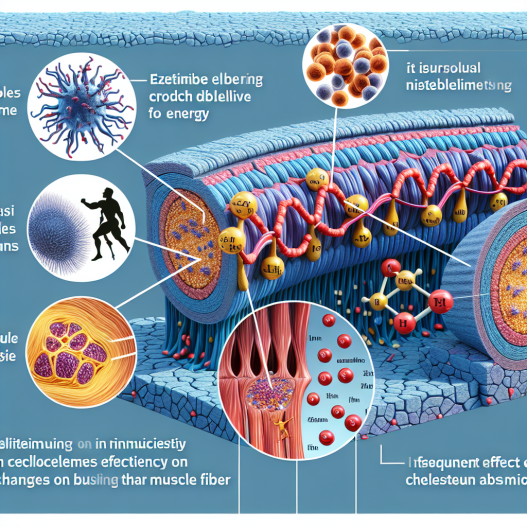 Ezetimibe's effects on muscle efficiency during physical activity