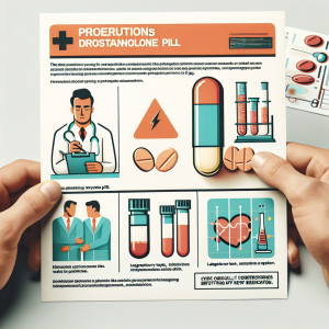 Precautions before starting drostanolone pillole