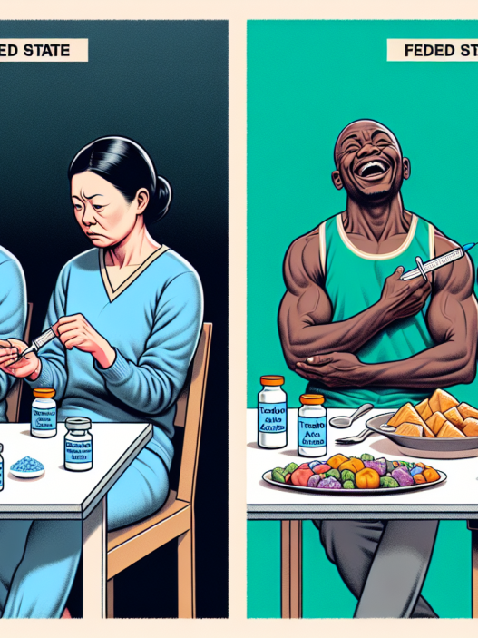 Fasted vs fed state administration of trestolone acetato