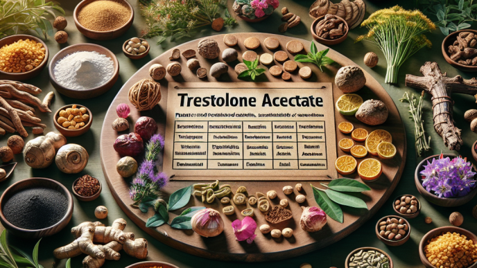 Natural alternatives to trestolone acetato