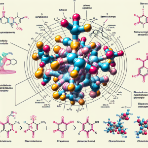 Chirality and stereochemistry of stenbolone