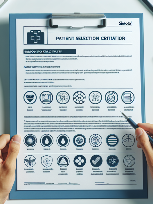 Patient selection criteria for sintol therapy